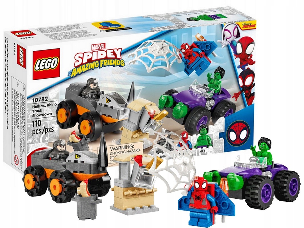 

Lego Marvel 10782 Hulk Kontra Rhino Starcie Pojazd
