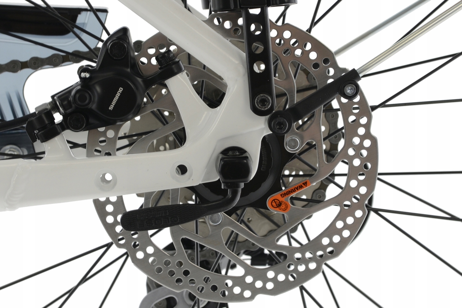 Rower Trekkingowy Kands 28 Elite Pro V3 r19' biały SHIMANO HYDRAULIKA r24D