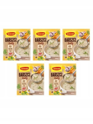 Levně 4 x Winiary Naše specialita Bílý boršč 5x66 g