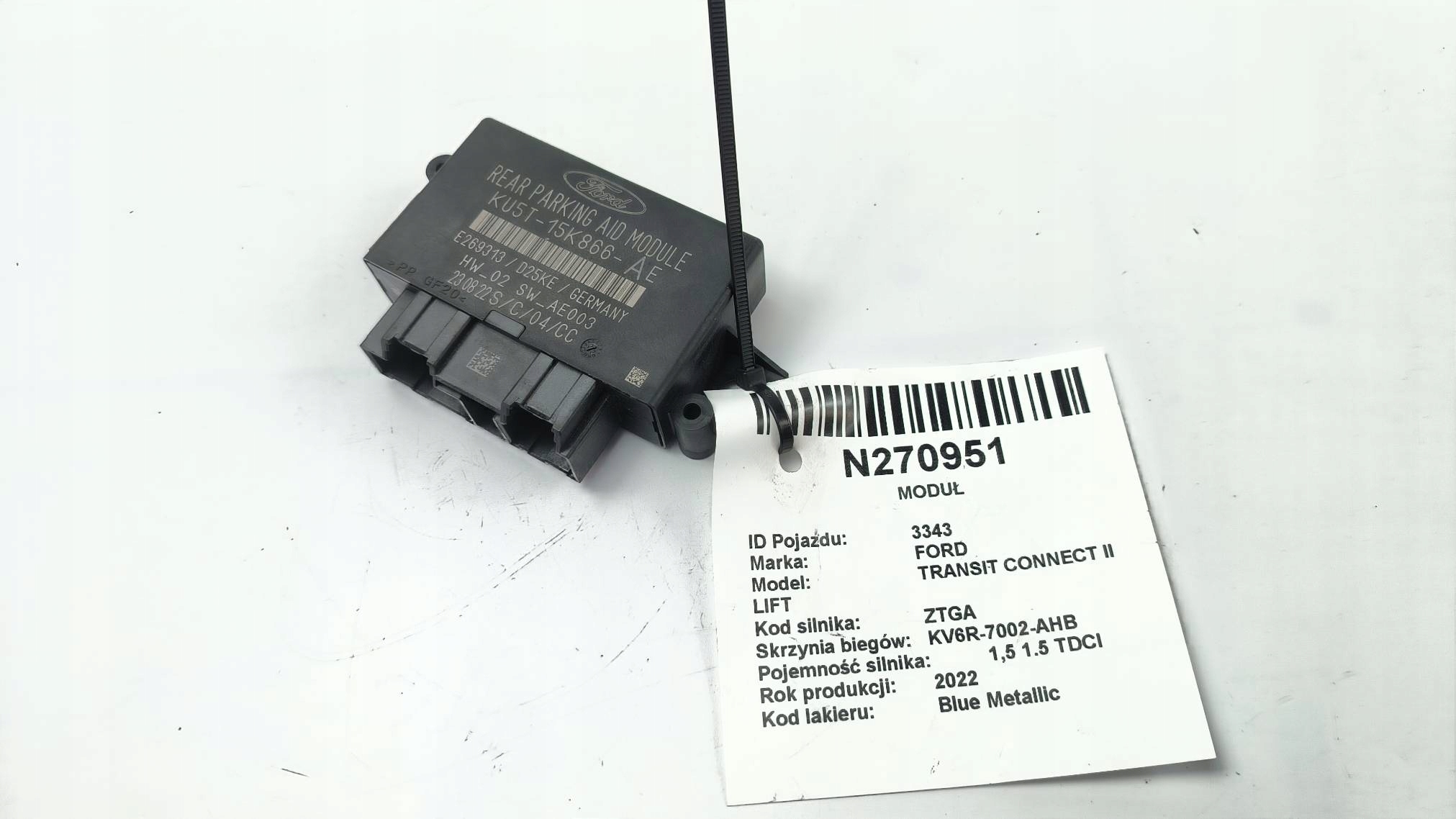 modulo KU5T-15K866-AE parcheggio FORD TRANSIT CONNECT II LIFT