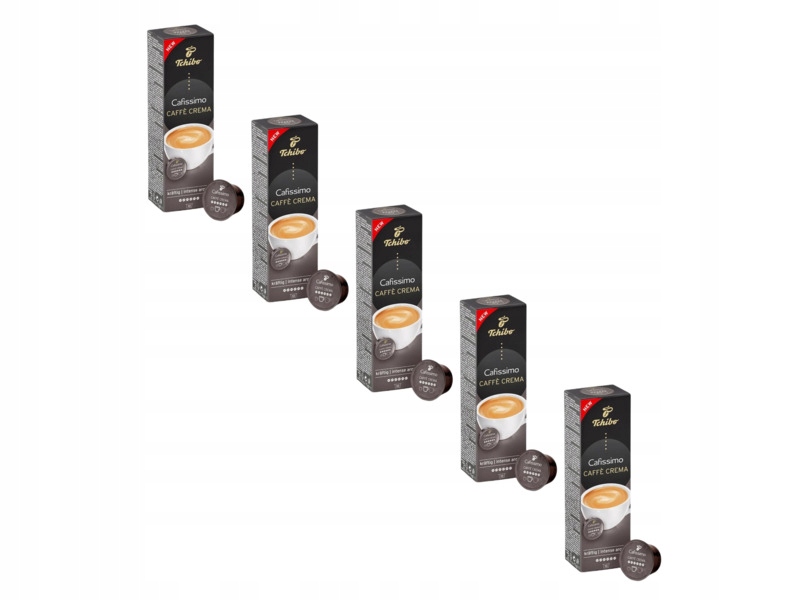 Kapsułki Tchibo Caffe Crema Intense do ekspresu Tchibo Cafissimo 5 x 10