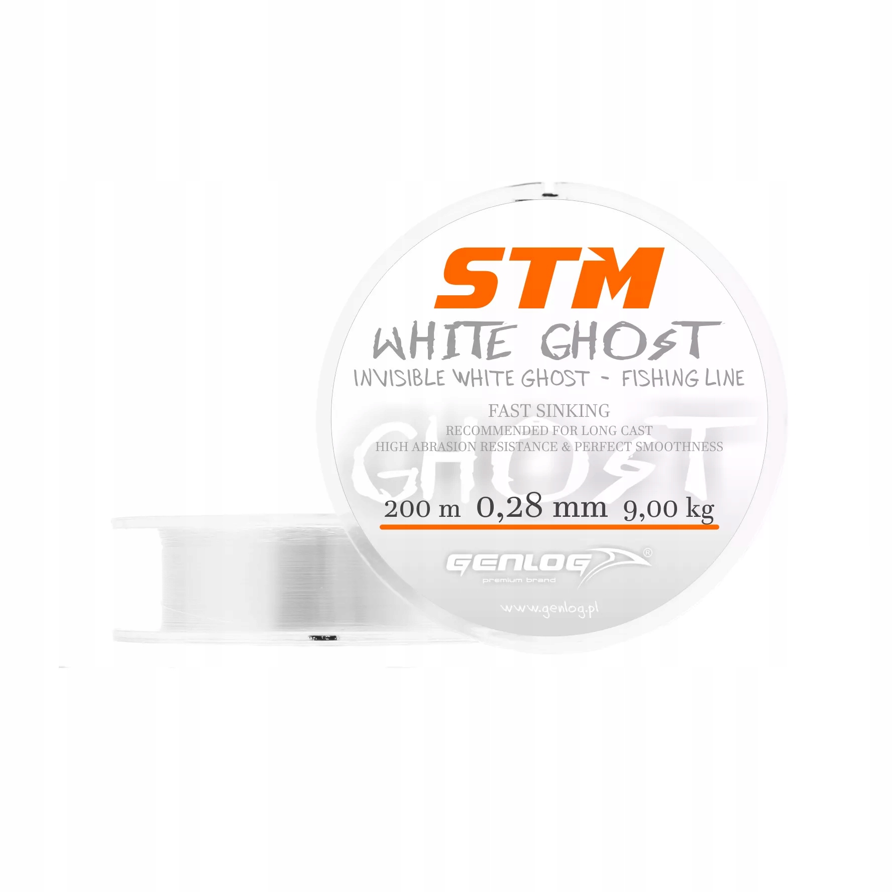 Żyłka Genlog Stm White Ghost 0.28mm 9.0kg 200m