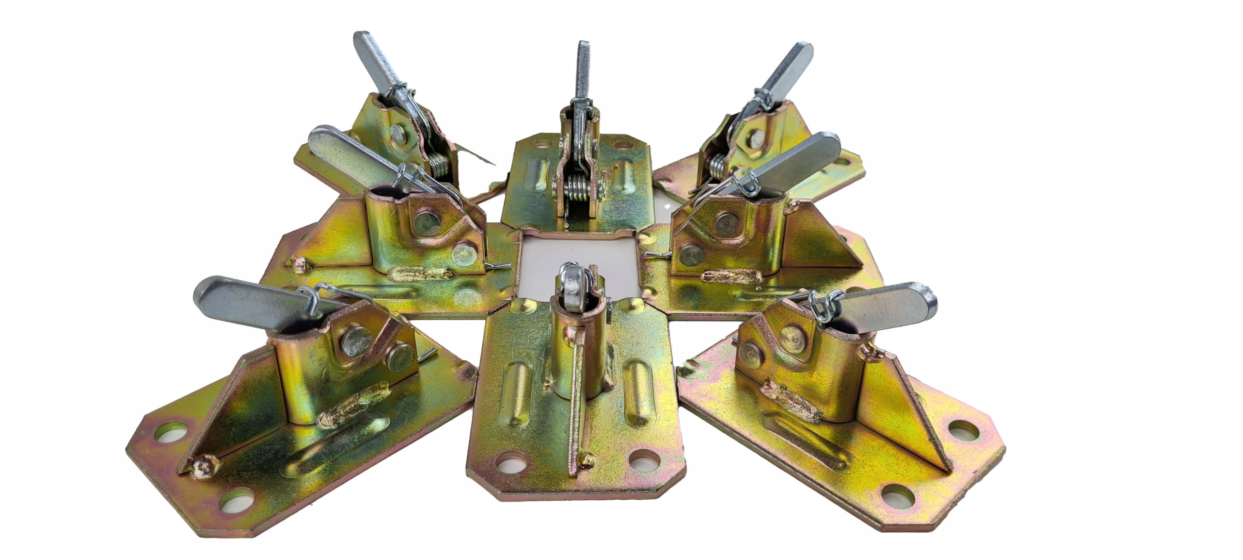 Zaciski żabki spinki szalunkowe dufty Wzmocnione Ocynkowane 50 sztuk