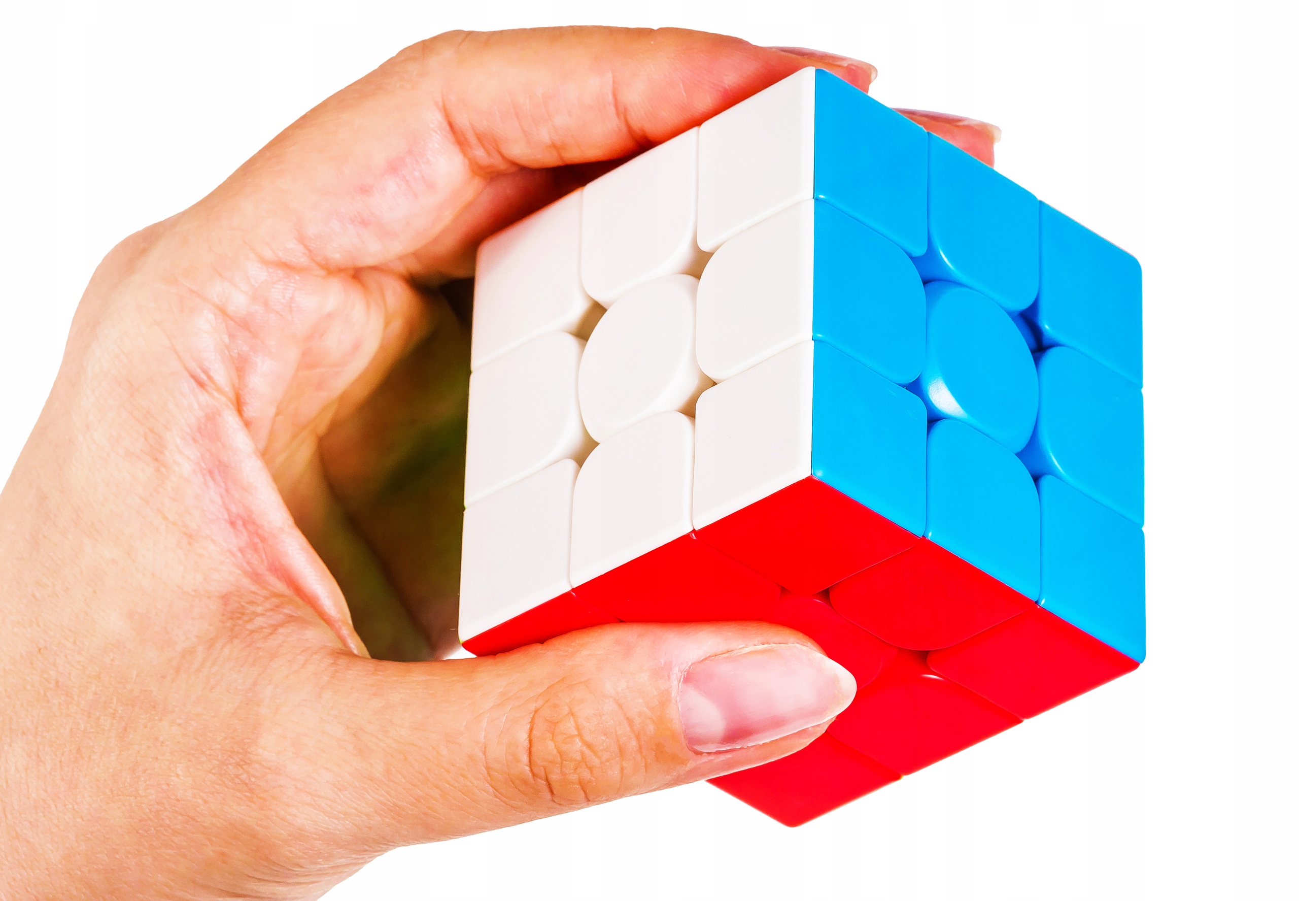 PEŁNY ZESTAW KOSTKA 3x3x3 ORYGINALNA PROFESJONALNA KOSTKA 3x3 SPEED CUBE Wiek dziecka 3 lata +