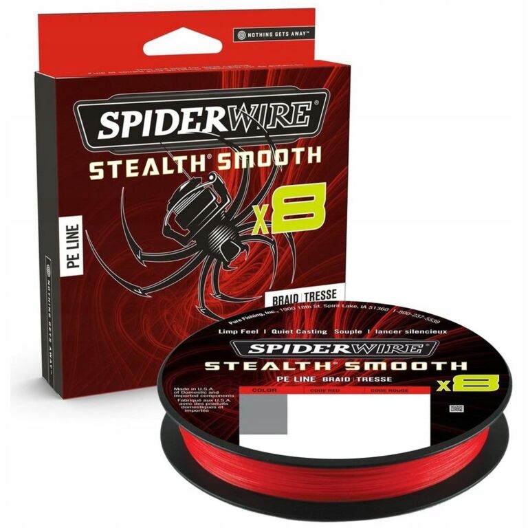 Spider Wire Plecionka Red X8 0,19mm 150m
