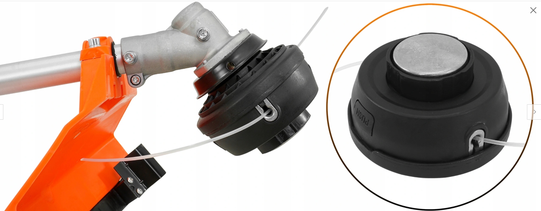 KOSA SPALINOWA PODKASZARKA KOSIARKA WYKASZARKA AMORTYZACJĄ OLEJ ZESTAW XXL Europejski standard emisji spalin EURO 5