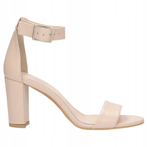 

Buty Wojas Sandały damskie skóra beżowe r. 37