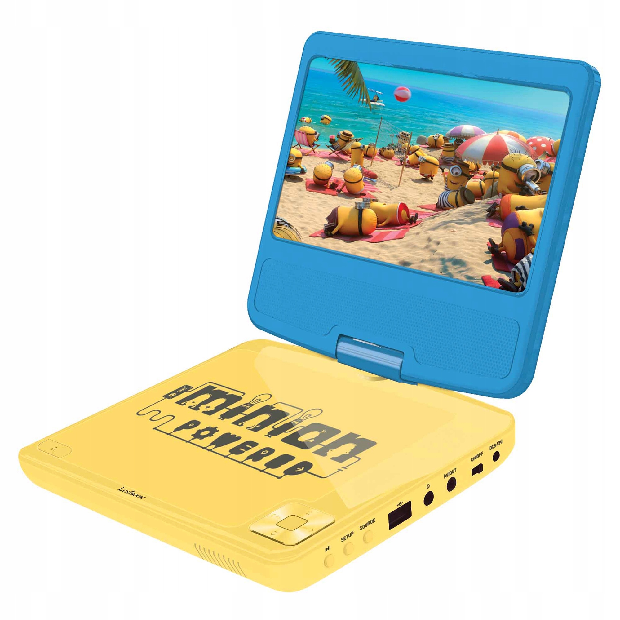 Przenośny odtwarzacz DVD 7" Minionki