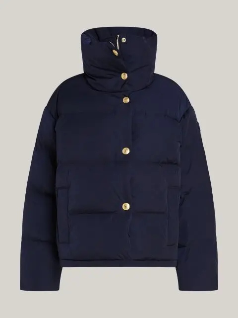 Tommy Hilfiger Oversize bunda s vyraženým knoflíkem WW0WW43158 L/XL