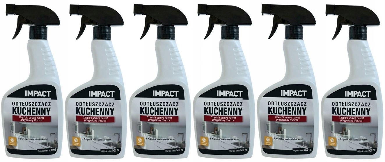 Levně 6x Kuchyňský odmašťovač 0.5 l Impact