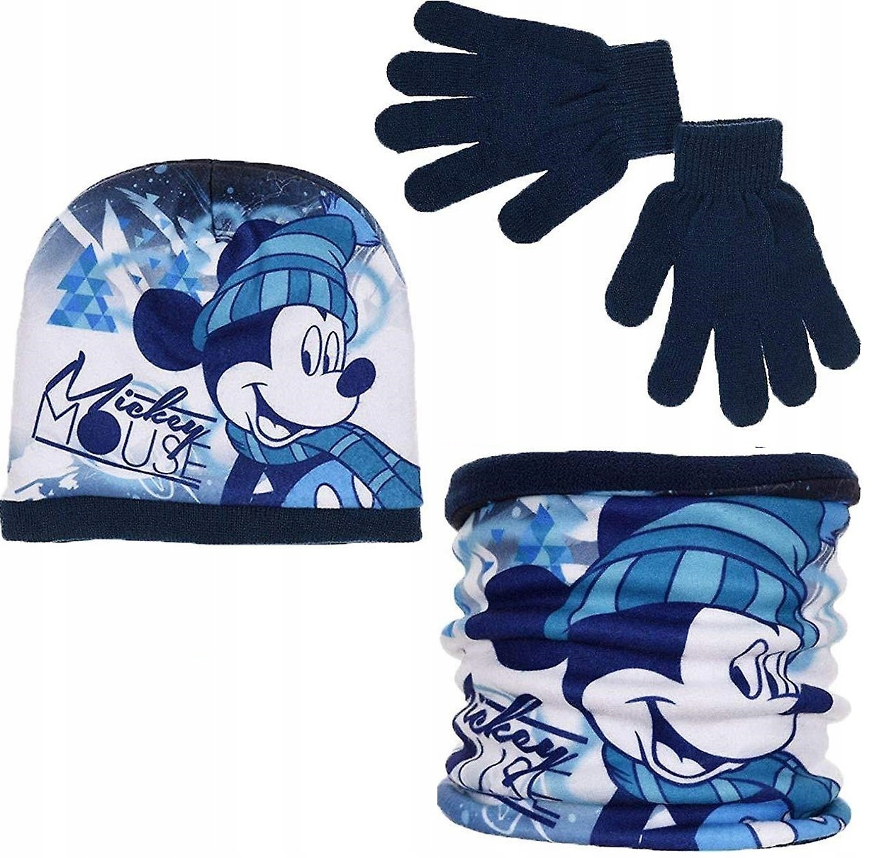 

Myszka Mickey czapka komin rękawiczki komplet 52