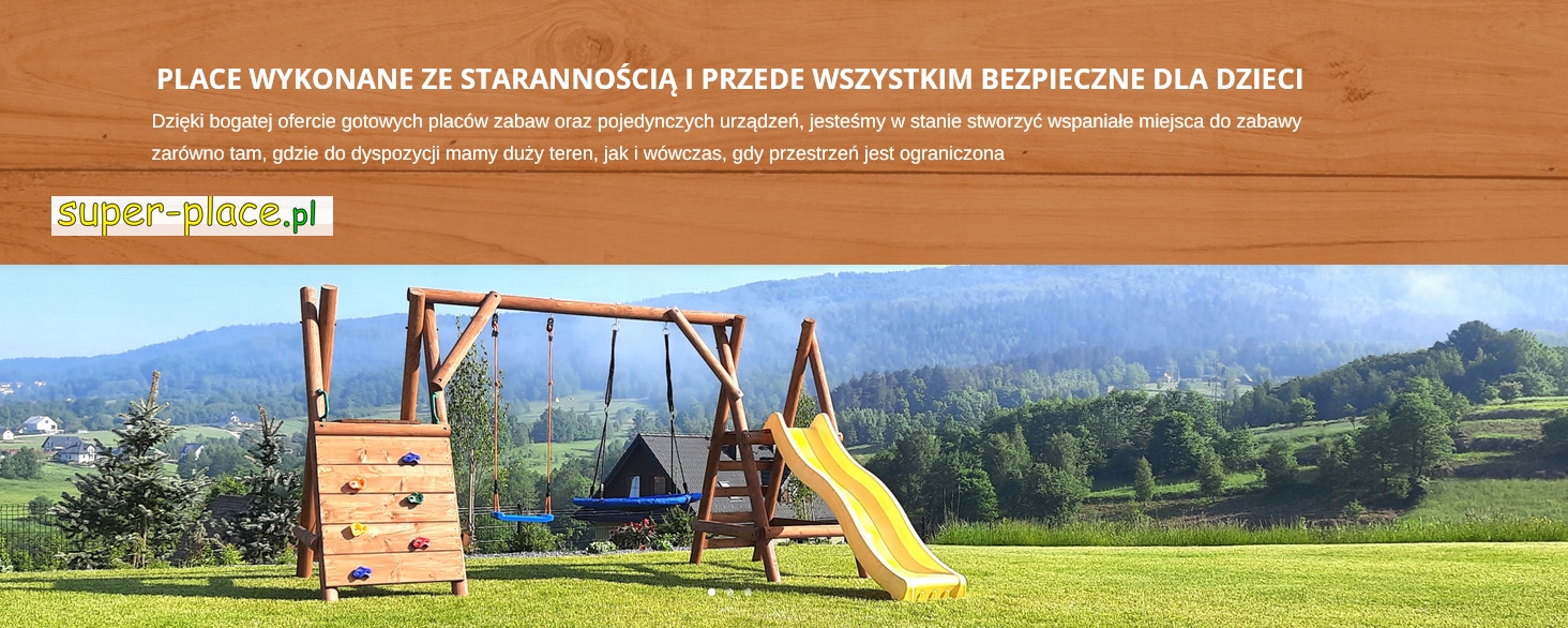 PLAC ZABAW DREWNIANY DO OGRODU WESOŁY PLAC MEGA Kod producenta SUPER-PLACE.PL