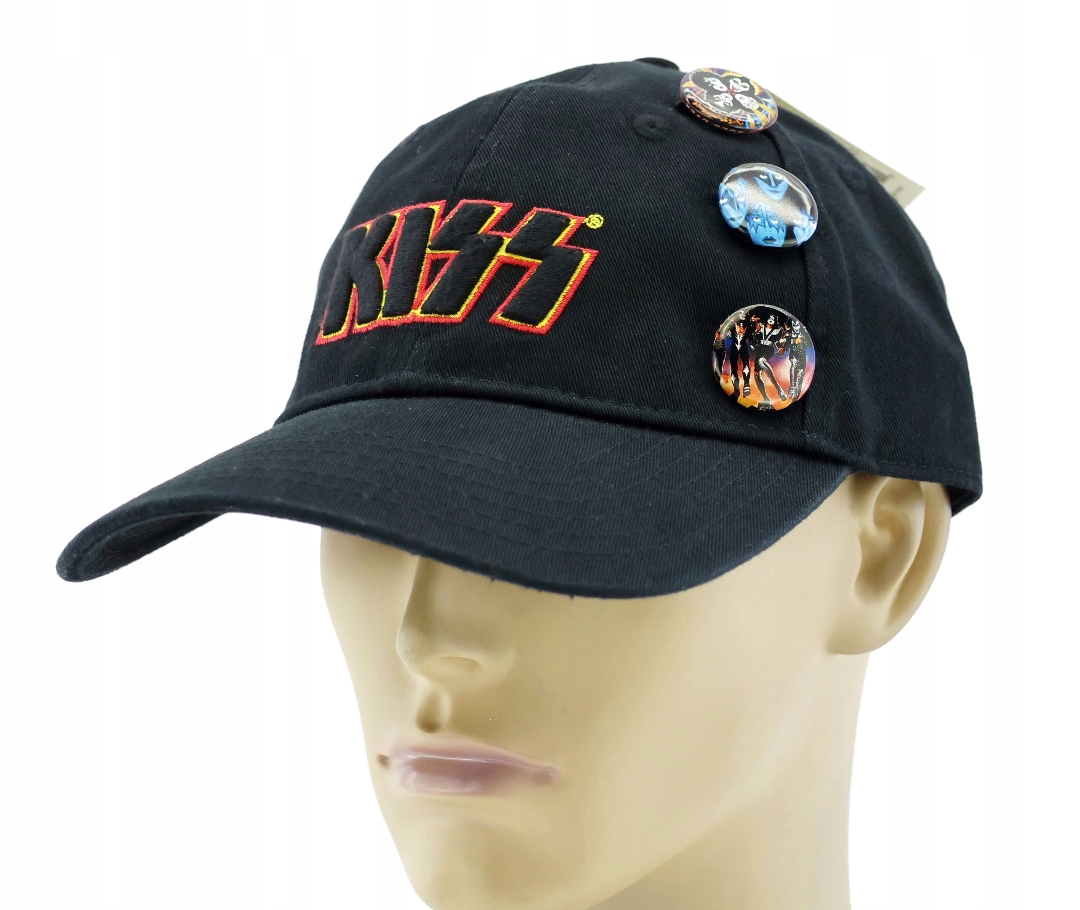 Kšiltovka pro muže, skupina Kiss, hudba, 54-59 Cm Výšivka Piny