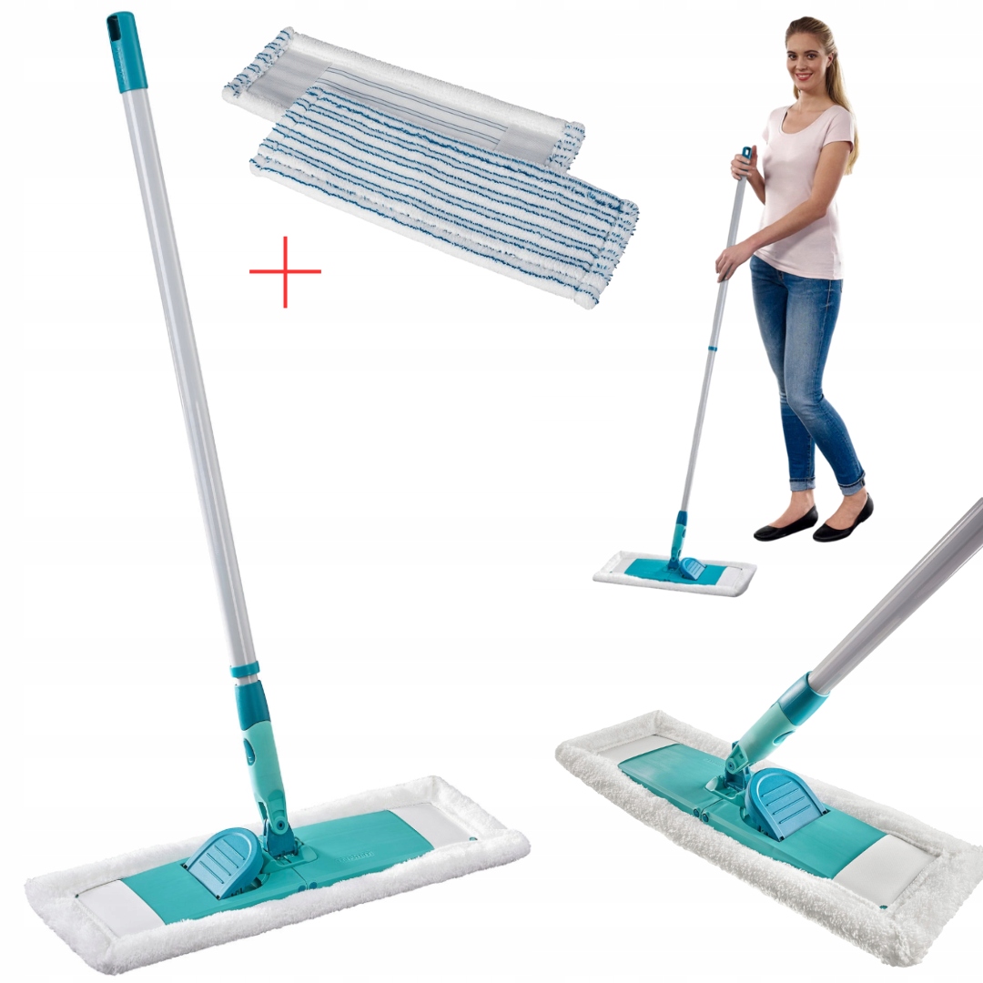 Levně Plochý mop Leifheit Profi 55048 Nástavec Micro Duo Tyč 140 Cm 2x nástavec