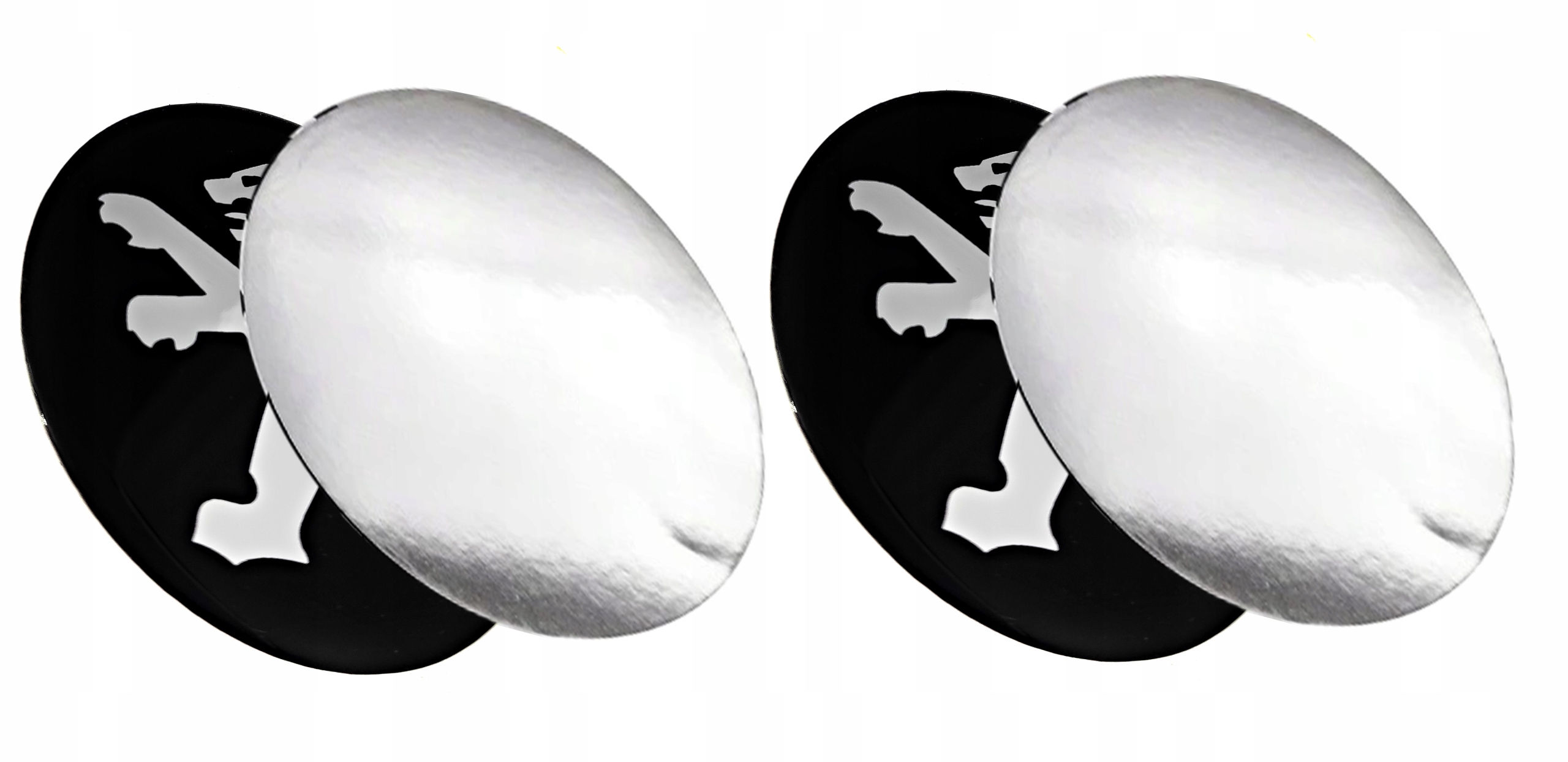 

Emblematy silikonowe znaczki 60mm do Peugeot 6cm