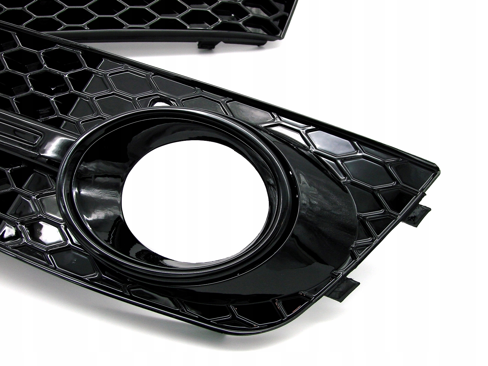 DF-A4B8FOG-2 - Галогенная решетка Audi A4 B8 08-11 rslook gloss