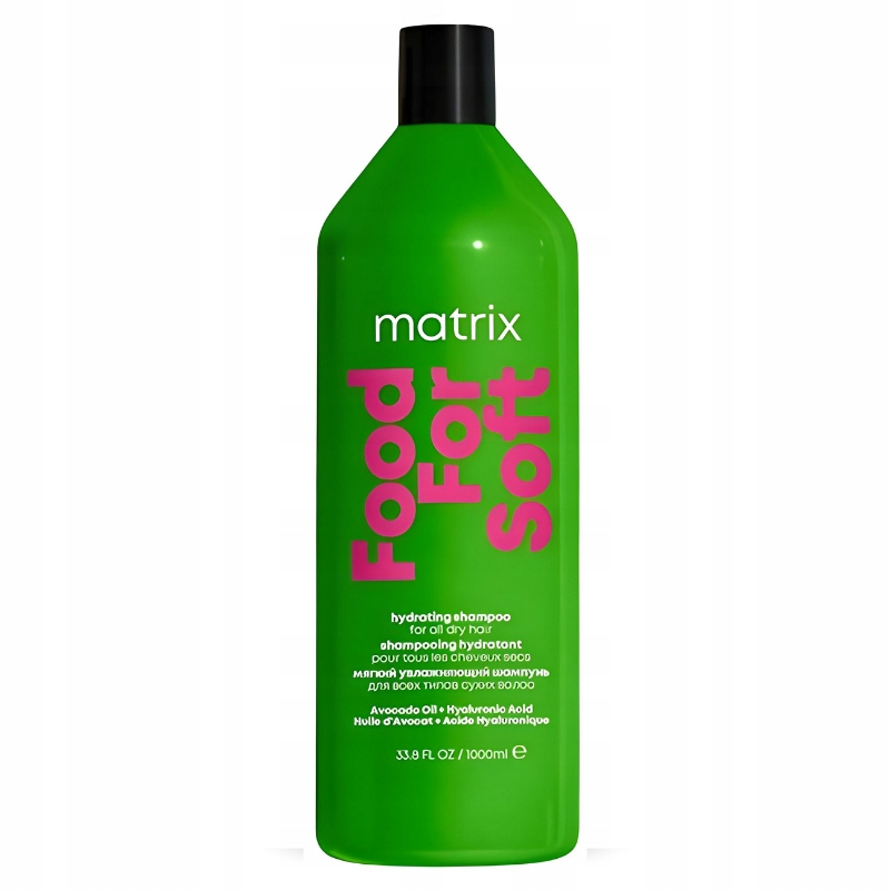 Matrix Food For Soft Šampon Pro Zvlhčení A Regeneraci suchých vlasů 1000 ml