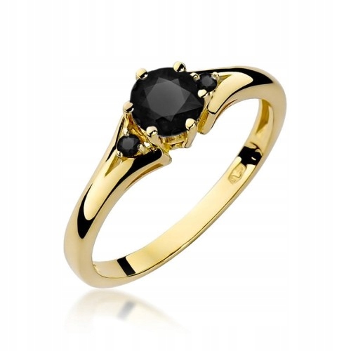 Zlatý prstýnek Au 585 Black Diamond 0.50ct W0076/0.53CT_16 vel.16