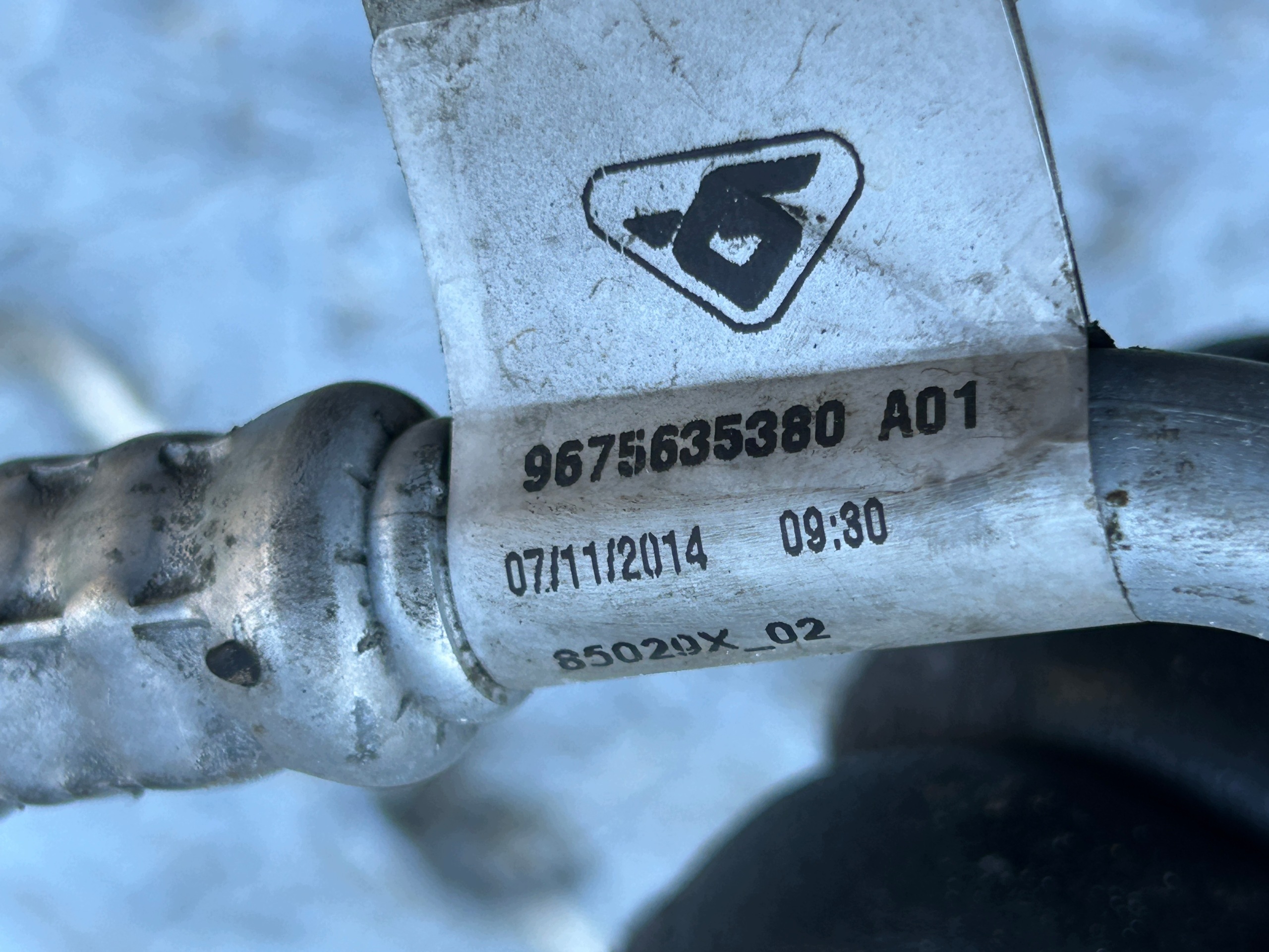 prijenos crijevo klimatizacije PEUGEOT 308 II T9 13- 1.6 HDI 9675635380