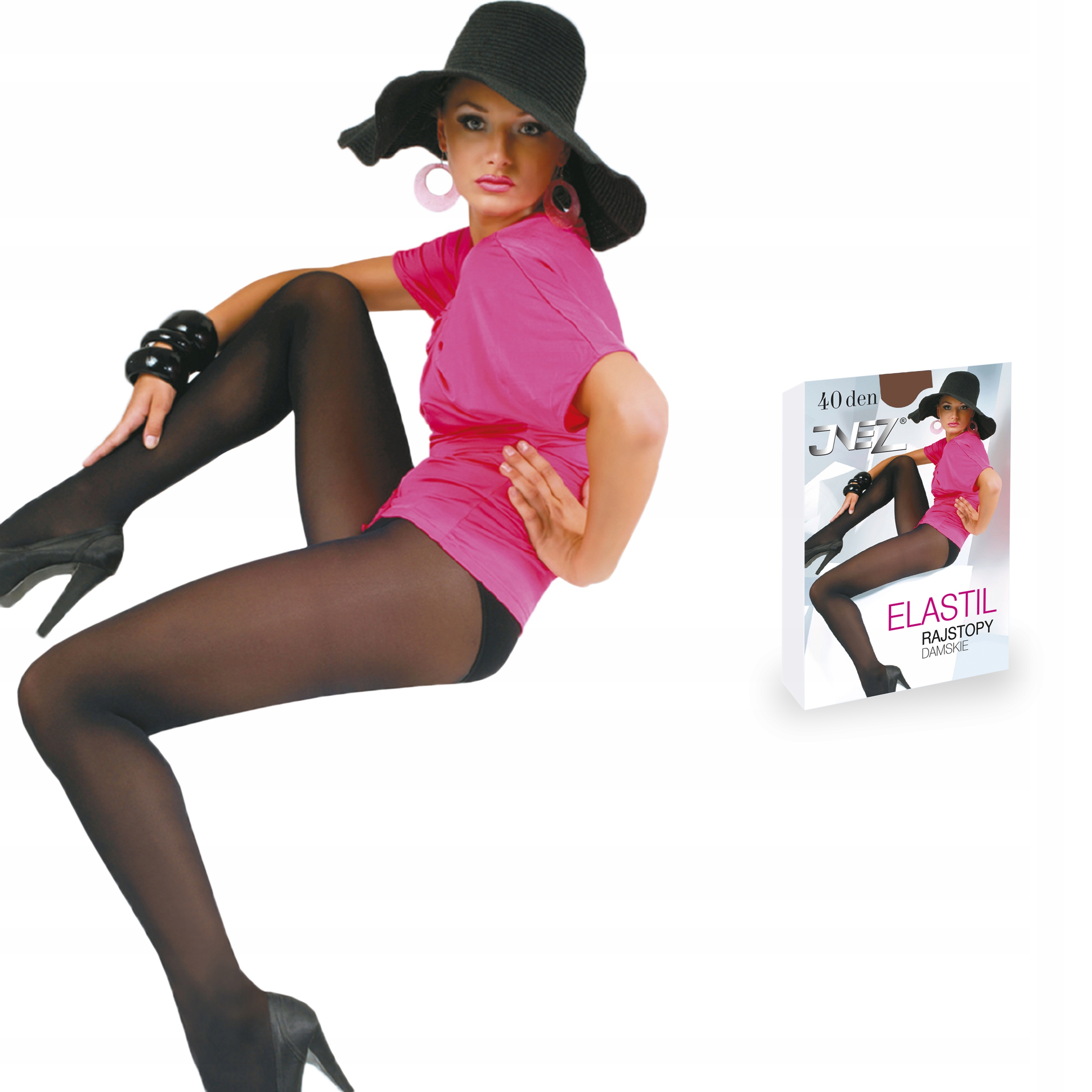 

Rajstopy Inez Elastil 40 den Sahara 2-M