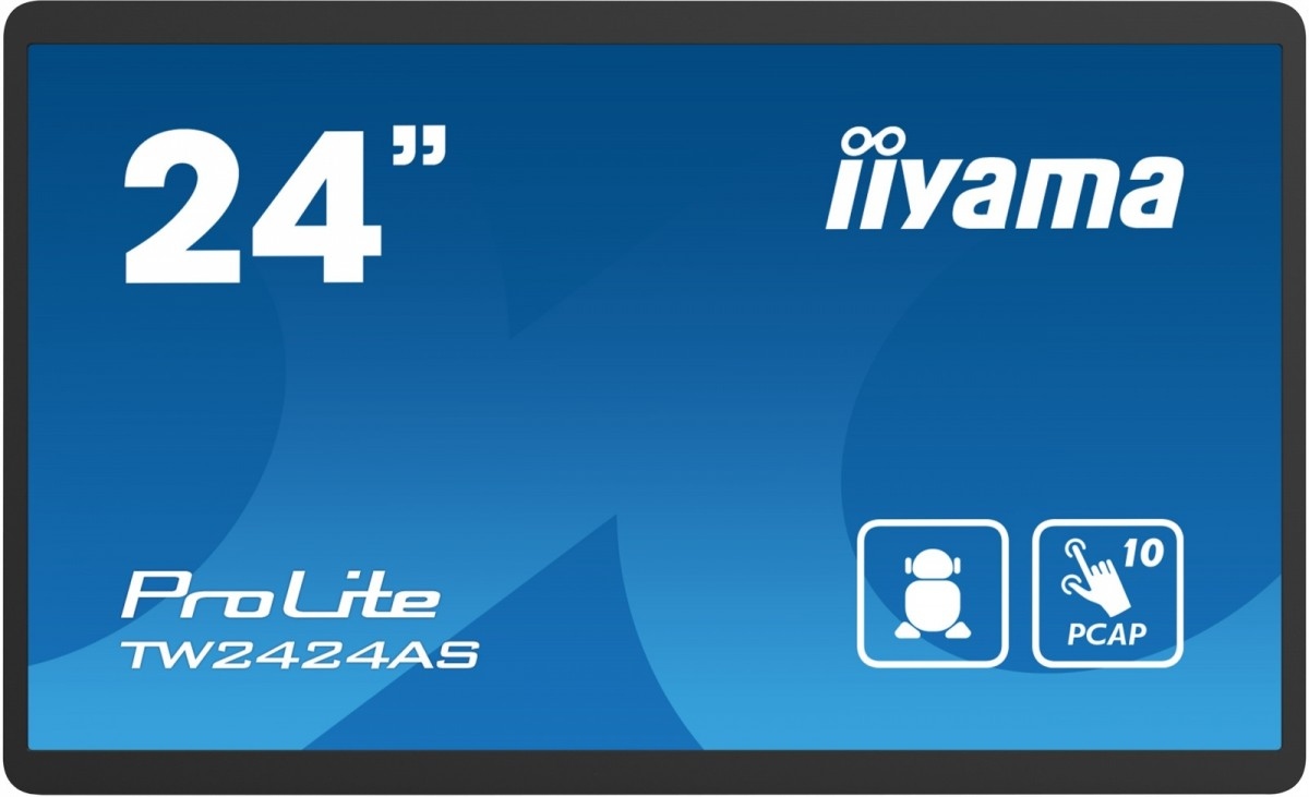 Iiyama Monitor 23.8 cala TW2424AS-B1 POJ.10PKT. 24/7 Android 12 z Gms 3H