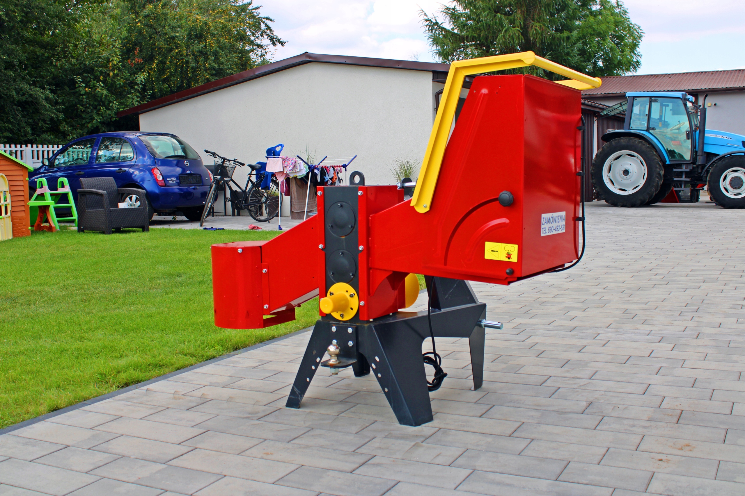 Rębak walcowy Remet R60 z 6 nożami do gałęzi 6 cm