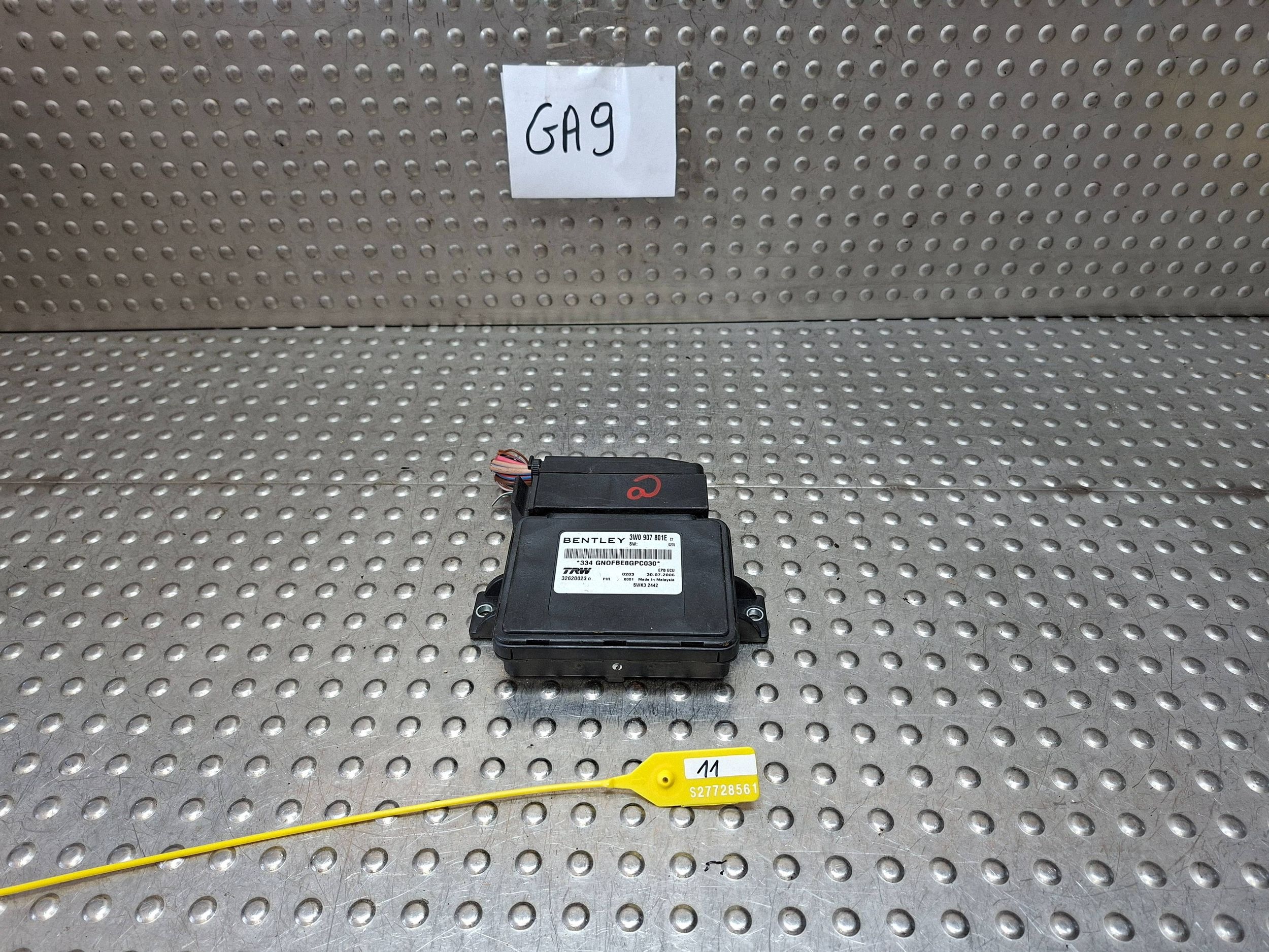modul kézifék BENTLEY CONTINENTAL 03- 3W0907801E
