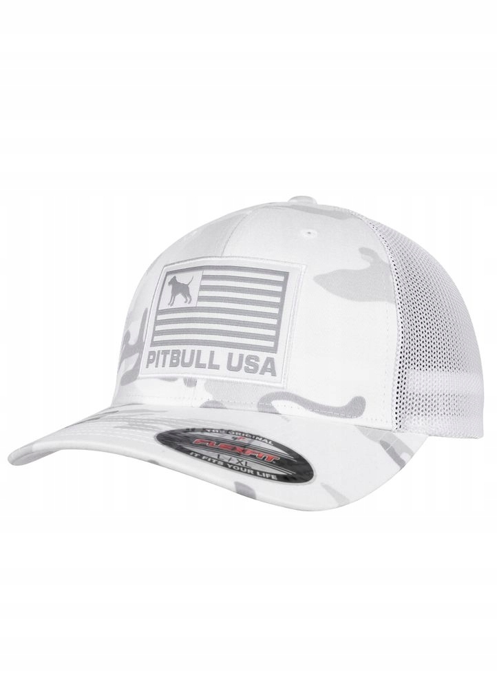 Pitbull West Coast Kšiltovka Full Cap Pitbull Usa Bílá L/XL