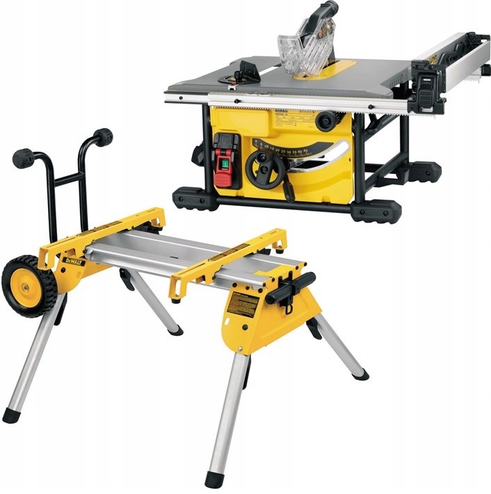 Uniwersalna pilarka stołowa 1850W 210/30mm wózek transportowy DeWalt