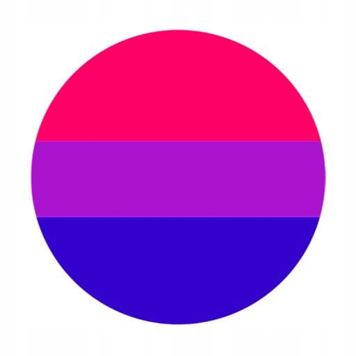 

Przypinka Lgbt Bisexual flaga 58mm