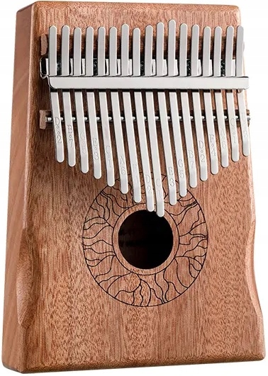 Hluru KHD17-MAHOGANY Kalimba 17-TONOWA Mahoń