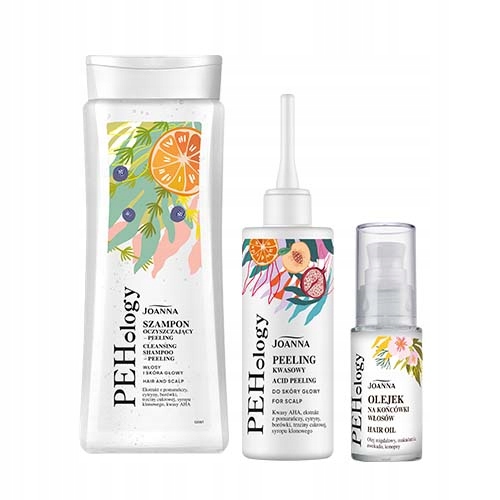 

Zestaw PEHology oczyszczający do włosów