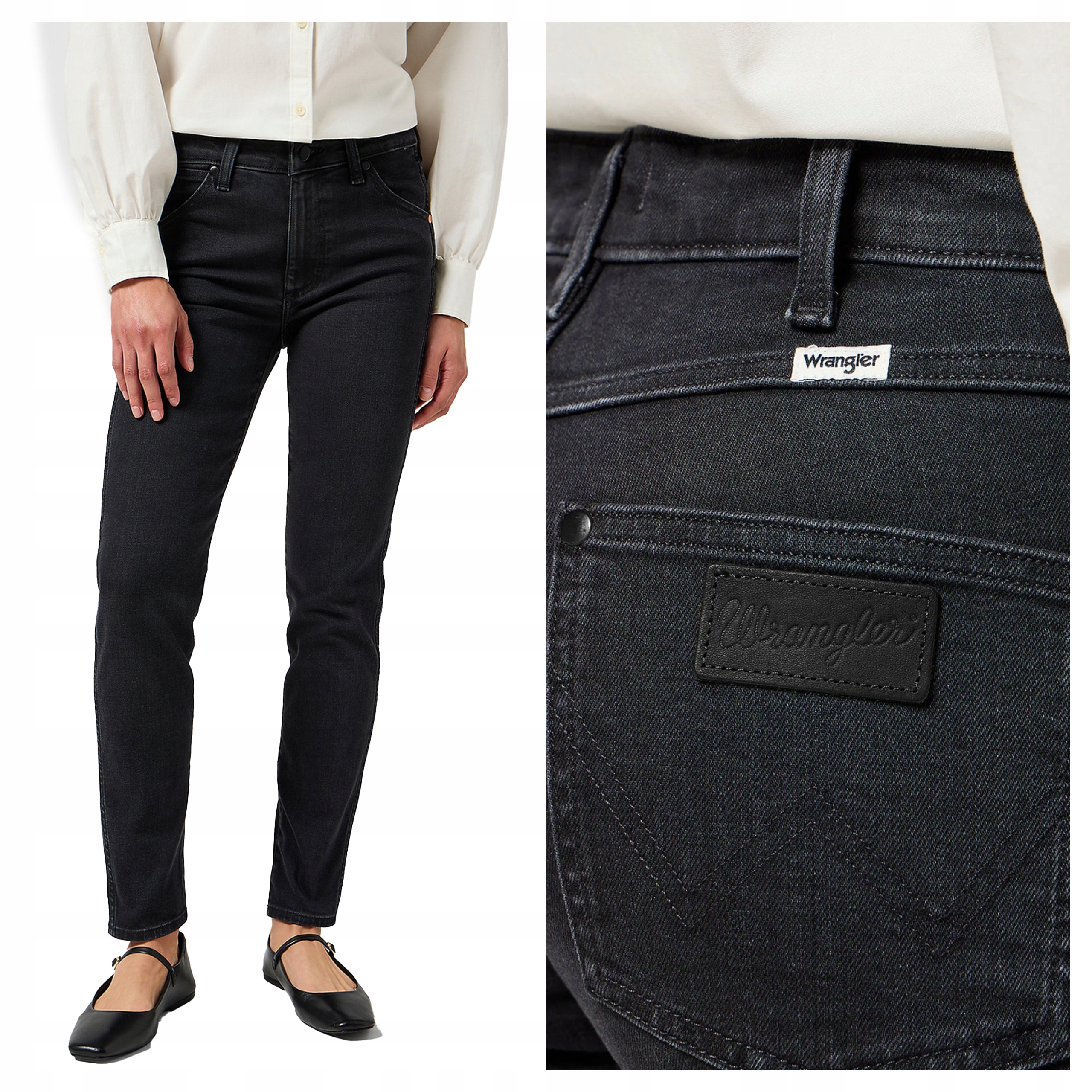 Wrangler Piper W29 L32 Dámské džínové kalhoty džíny Přiléhavé