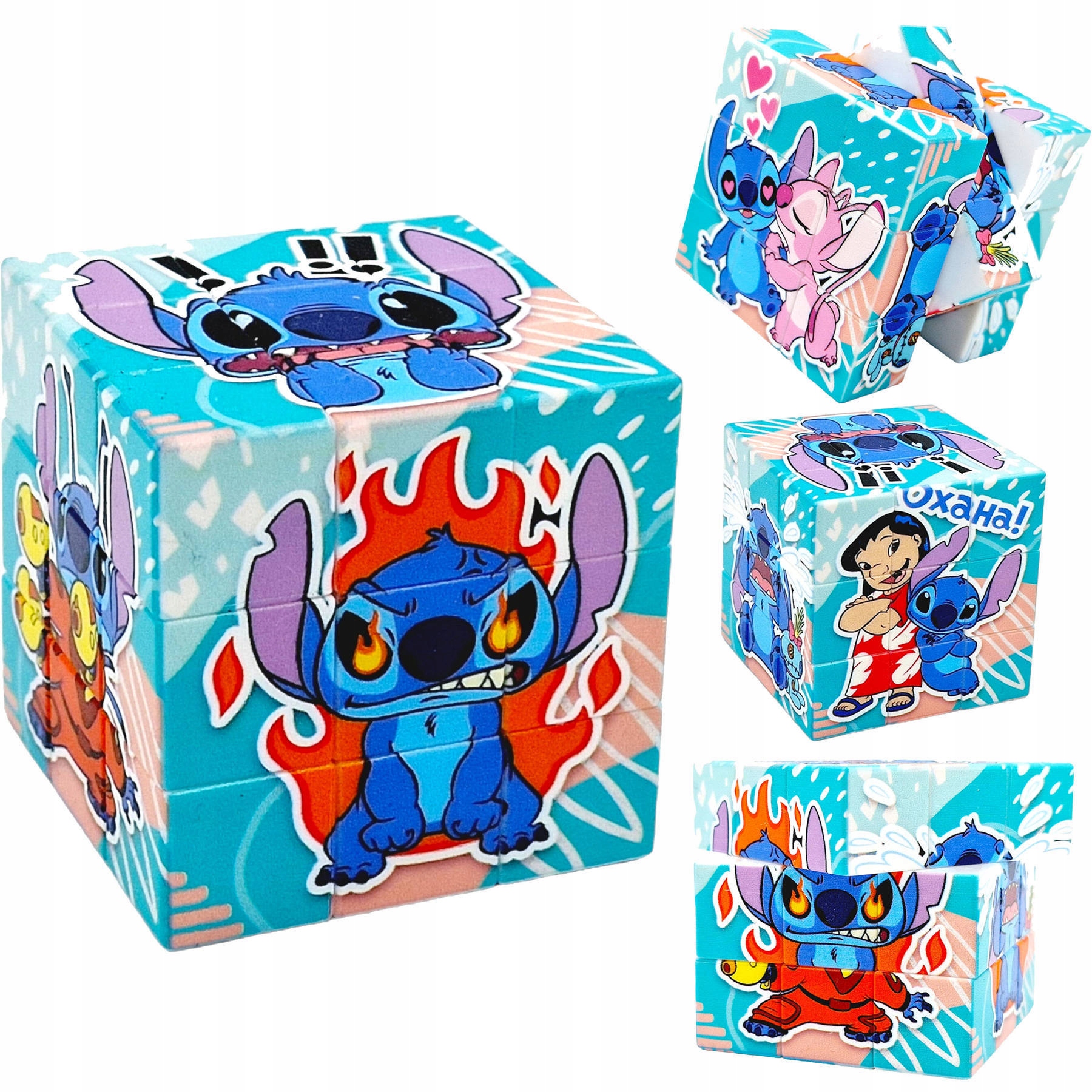 

Lilo I Stitch Kostka Logiczna Układanka Gra 6cm