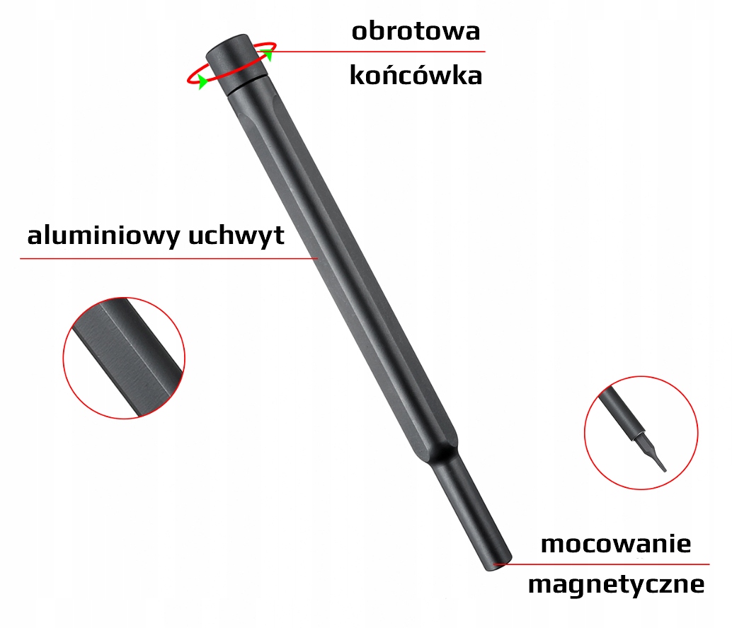 ZESTAW PRECYZYJNYCH WKRĘTAKÓW BITÓW RT0104 25w1 Liczba elementów w zestawie 25