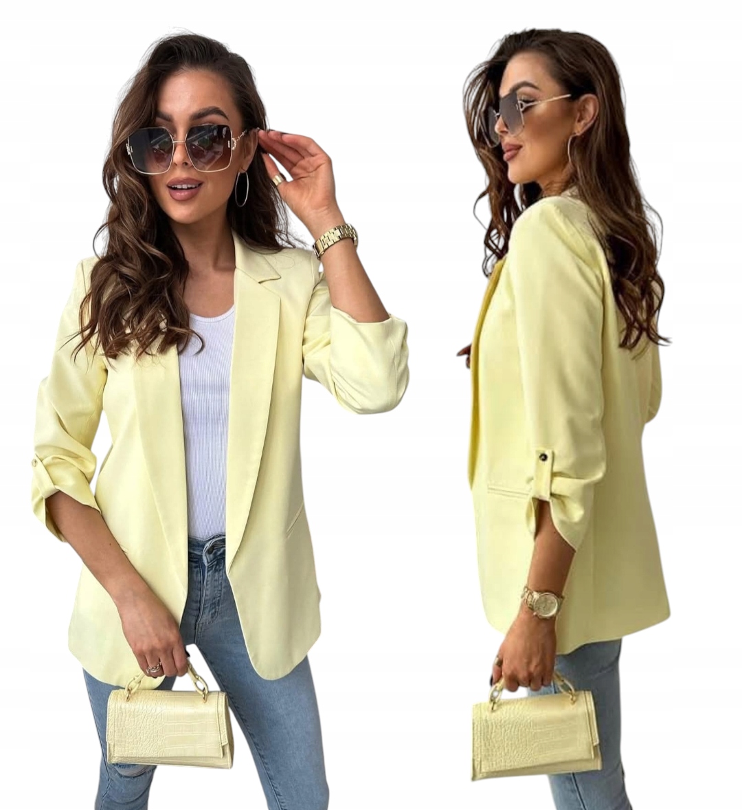 Sako elegantní Adea velikost 44 Banán