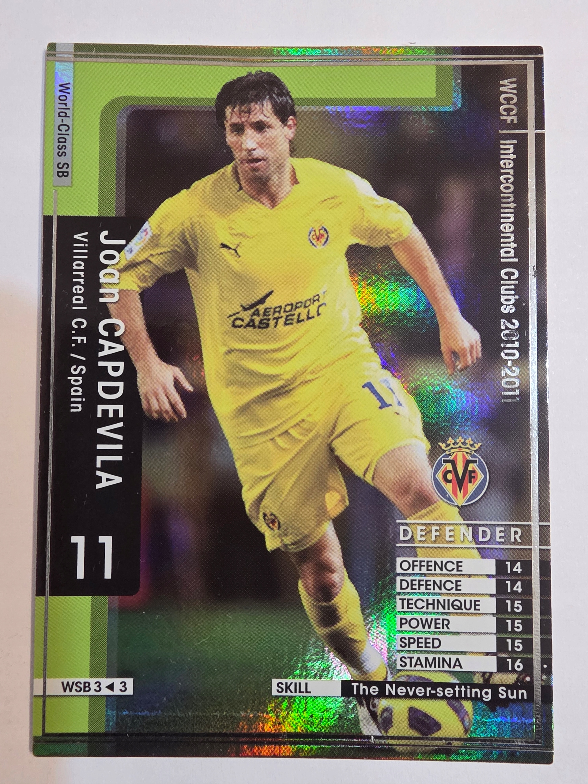 2010-11 Panini Wccf Joan Capdevila Villarreal /a