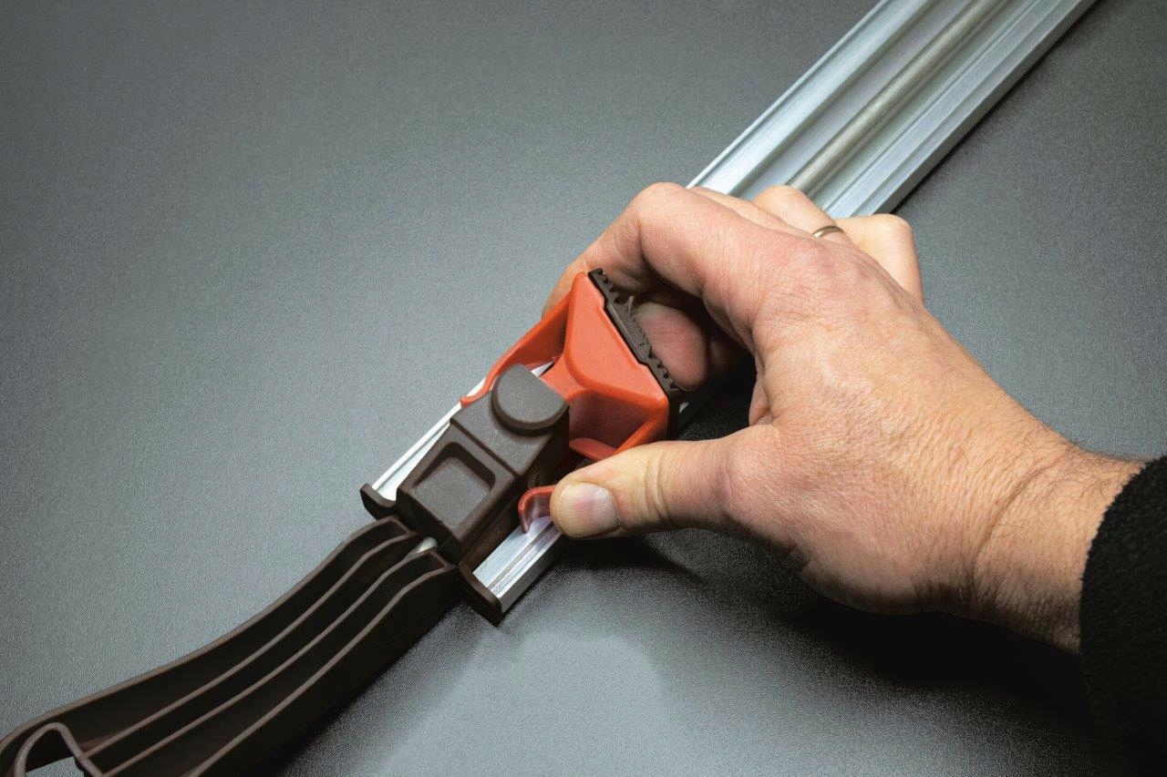 Listwa prowadząca zaciskowa szyna ścisk 60 cm Rozstaw szczęk 600 mm