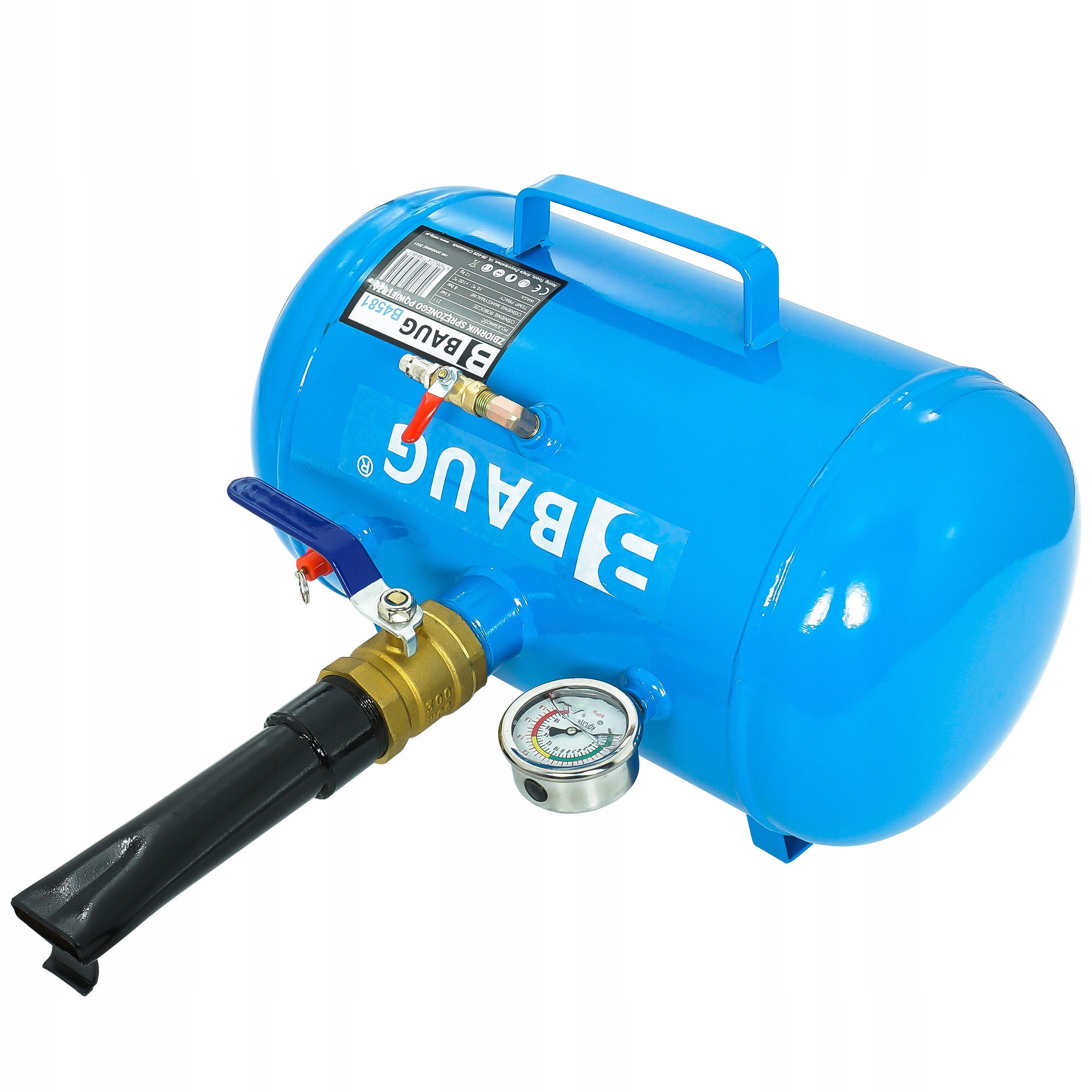 INFLATOR DO POMPOWANIA KÓŁ ZBIORNIK CIŚNIENIOWY 21 Marka Baug