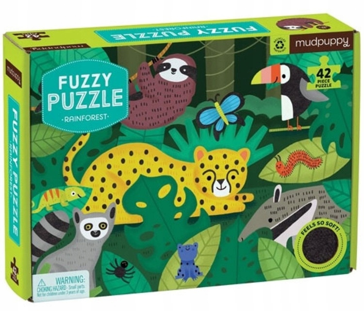 

Mudpuppy Puzzle Sensoryczne Las Tropikalny 42 Elem