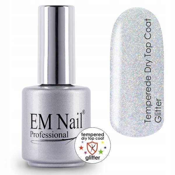 Top tvrzený Em Nail Glitter 15 ml