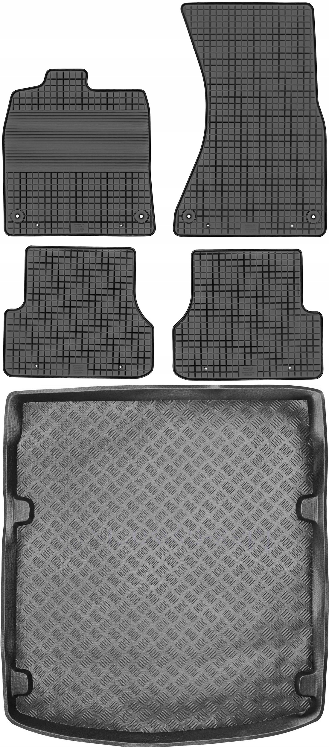 Audi A6 IV C7 Sedan 2011-2018 Koberce batožinový priestor