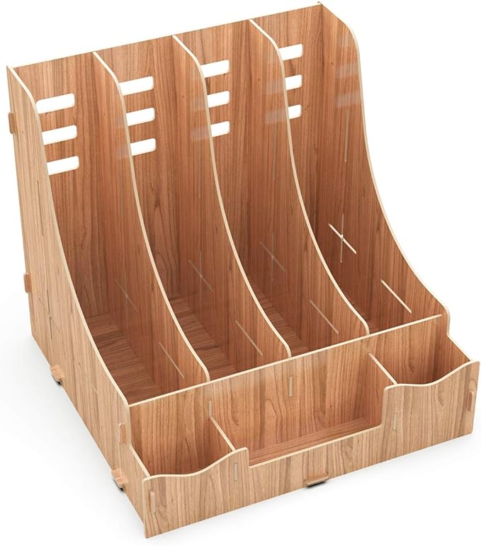 Drewniany segregator organizer na dokumenty na biurko Kod producenta Segregator