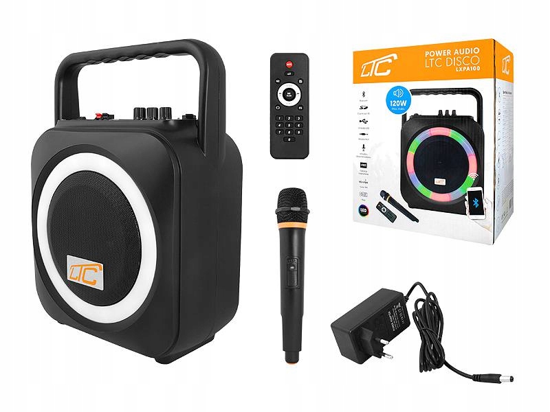 Sada pro karaoke Ltc PA100 100 W černá