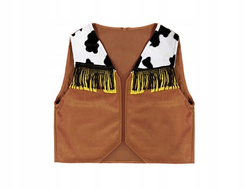 STRÓJ SZERYF KOWBOJ KAMIZELKA KAPELUSZ 116-128 Rozmiar 128