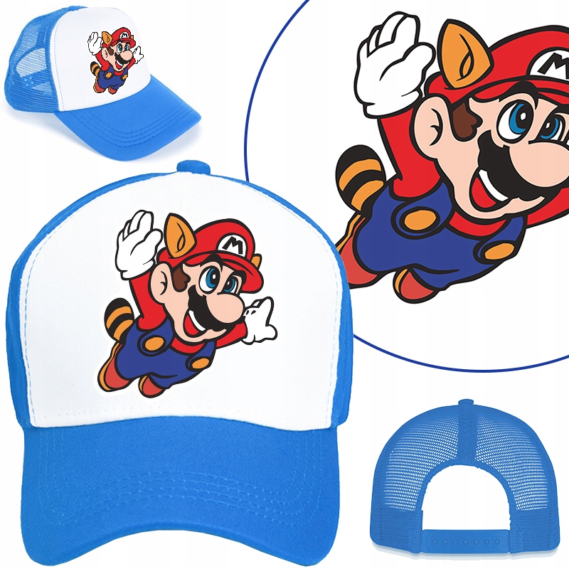 

Czapka z Daszkiem dla Dzieci Super Mario Wzory
