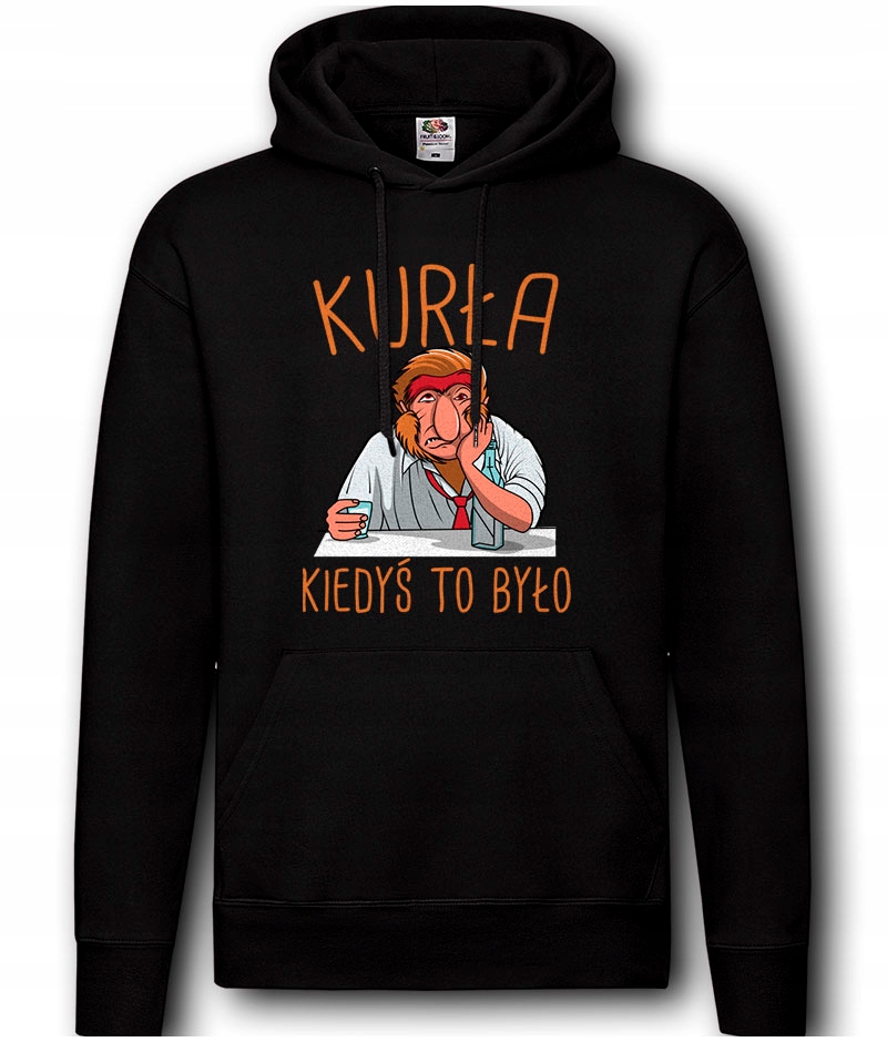 

Bluza z kapturem Kurła kiedyś to było L