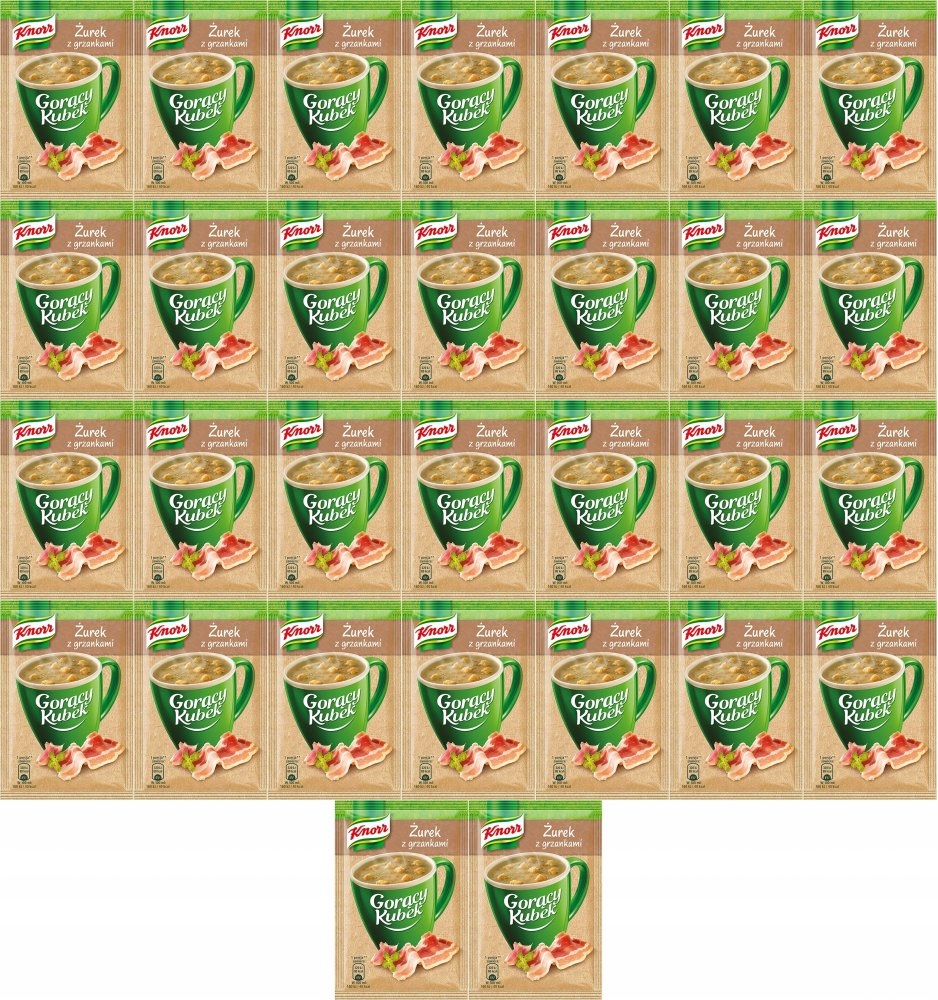 Gorący Kubek Żurek z grzankami Knorr x152