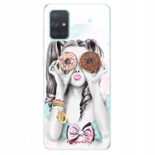 Silikonowe etui iSaprio Donuts 10 do Samsung Galaxy A71