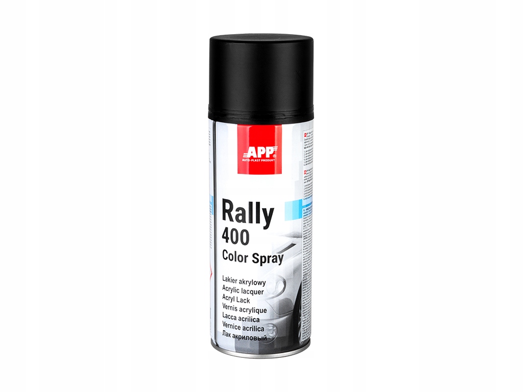 Lakier akrylowy Czarny Matowy App Rally Color Spray 400ml